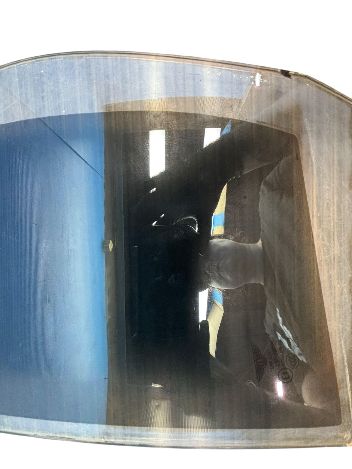 2006-2012 BENTLEY CONTINENTAL  REAR LEFT DOOR VENT WINDOW GLASS TINTED *SCRATCH*