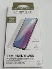 QUIKCELL Tempered Screen Protector for REVVL 6x PRO 5G, T-Mobile REVVL 6 PRO 5G