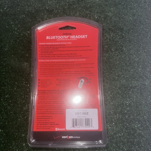 Jabra VBT185Z Silver/Black EarHook Headsets for sale online eBay