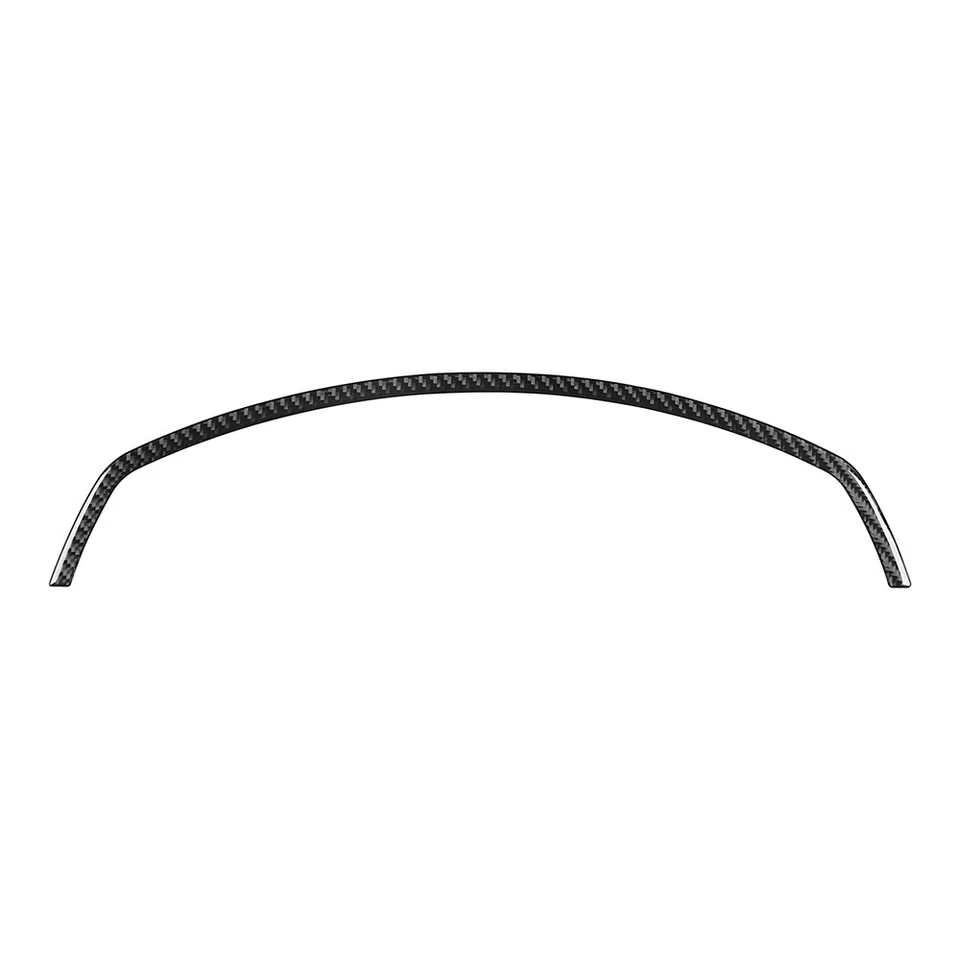 Tira de ajuste de bisel de tablero interior de fibra de carbono de vinilo para Dodge Charger 2008-10 Foto 2 de 4