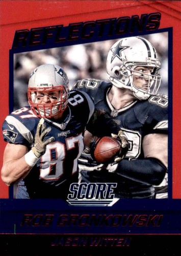 2016 Score Reflections Red #2 JASON WITTEN/ROB GRONKOWSKI