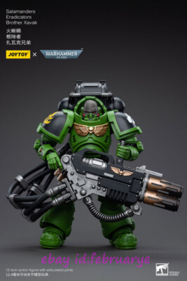 Joytoy 1/18 Salamanders Eradicators Brother Xavak Action Figure In Stock Perfect