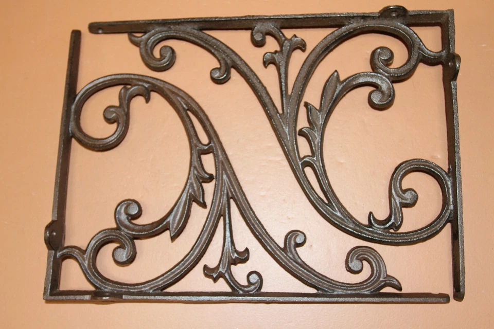 Elegant Mailbox Post Project Corbel / Solid Cast Iron, 16 inch, B-85 - Image 4 of 4