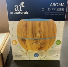 NEW! Art Naturals Blonde Woodgrain Aroma Oil Diffuser