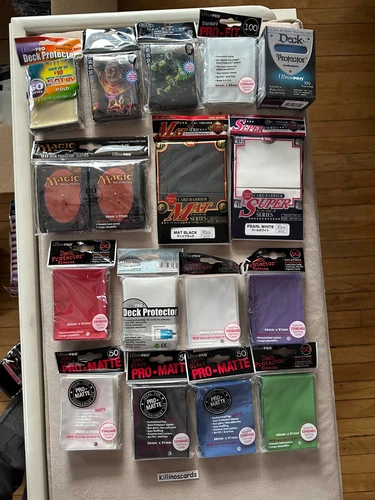 Standard size DECK PROTECTORS CARD SLEEVES you choose