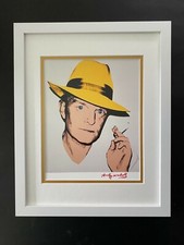 ANDY WARHOL + 1984 SIGNED + TRUMAN CAPOTE  FRAMED