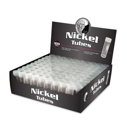 20 BCW Coin Tubes - Nickel