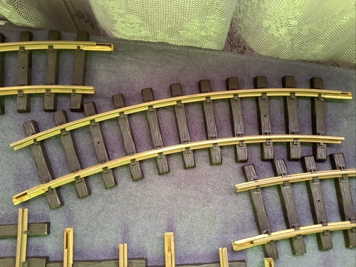 LGB G SCALE BRASS MODEL RAILROAD TRACK 11 R=600 MM USED LOOKS CLEAN - Picture 3 of 11