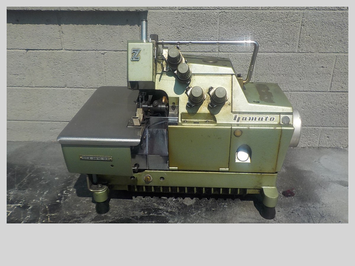 【稼働品】工業用ミシン　ロック　YAMATO ヤマト　DCZ-361A-D4 Industrial Sewing Machine Yamato DCZ 361-D3 safety | eBay