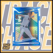 2022 Panini Elite Extra Edition Baseball Nate Savino Aspirations 047/349 #82
