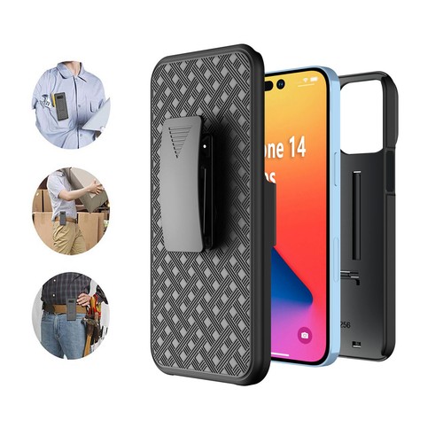 Rugged Stand Case Heavy Duty Hard Cover Shockproof Belt Clip w/ Kickstand - Picture 47 of 48