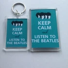 KEEP CALM AND LISTEN TO THE BEATLES 1 Keyring or Fridge Magnet GIFT PRESENT IDEA
