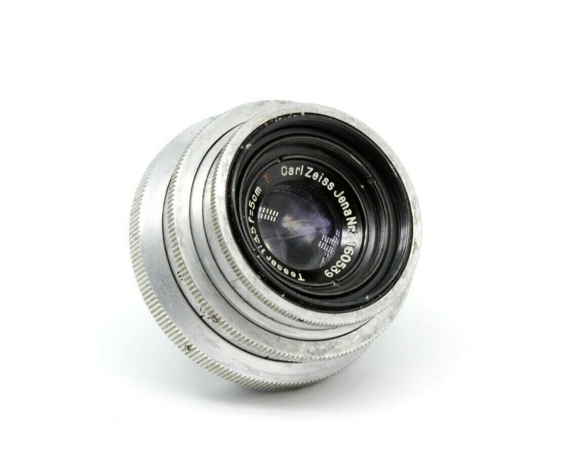 PRAKTICA 初代モデル ZEISS TESSAR 50mm f3.5 T Carl Zeiss Jena Tessar red T f3.5 50mm Praktiflex M40 mount