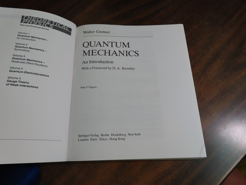 Quantum Mechanics An Introduction Theoretical Physics 1 W Greiner 0387187553 - Picture 10 of 23