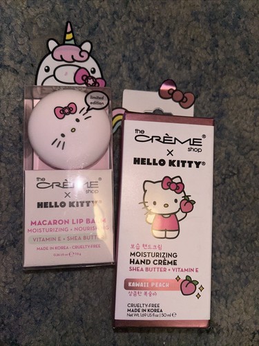 Sanrio Hello Kitty Lot 3 Piece Makeup Bag Set Cosmetic & Lip Balm & Hand Crème - Picture 6 of 13
