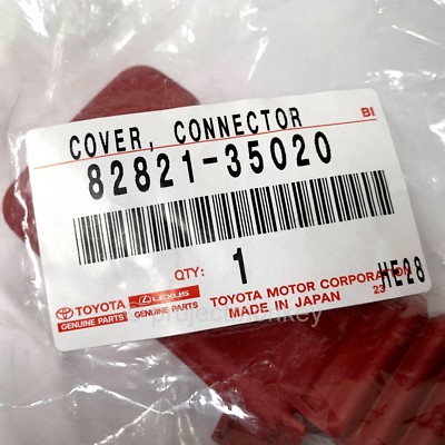 OEM Toyota 82821-35020 Positive Battery Terminal Cover Cap Red