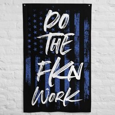 Custom Home Gym Flag - Workout Motivation Banner - Weightlifting Decor