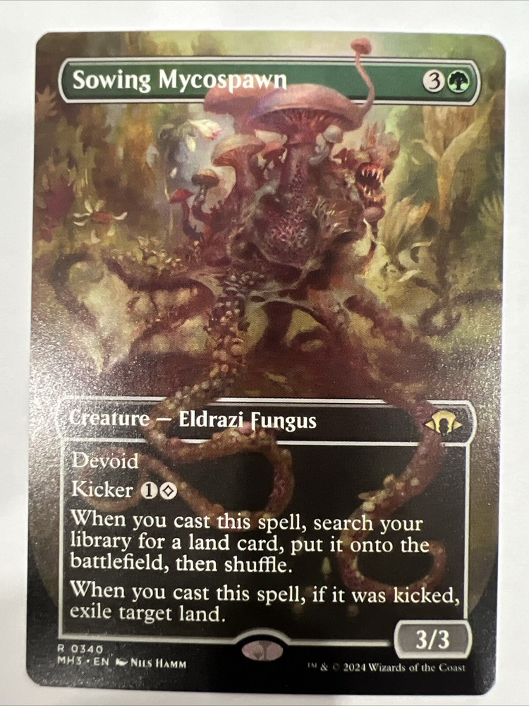 MTG Sowing Mycospawn (Borderless) Modern Horizons 3 NM