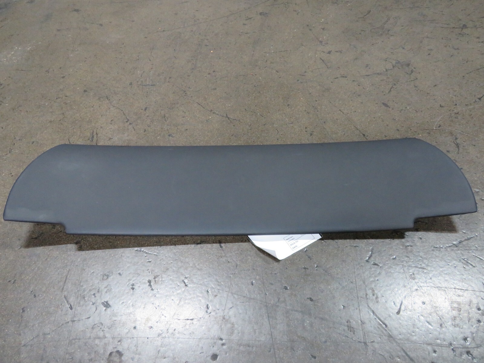 Ferrari 458 Italia, Back Window Upper Trim Panel, Black, Used, P/N 82828300