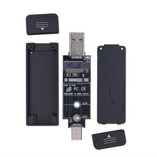 Type-C  USB3.0 to NVME M-key M.2 NGFF SATA SSD PCBA Case 2230/2242mm Adapter