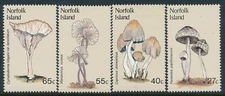 1983 NORFOLK ISLAND MUSHROOMS FUNGI SET OF 4 FINE MINT MNH