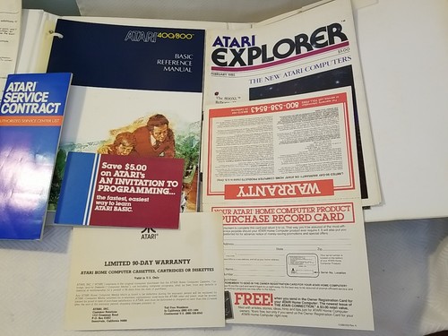 Atari 400 Computer Bundle w/ Boxes, Manuals + Switch Box, Power Supply TESTED - Picture 24 of 24
