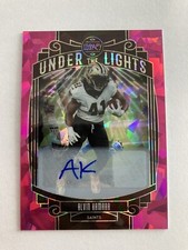 2021 Panini Legacy Alvin Kamara Pink Diamond “Under The Lights” Auto 5/5 RARE!