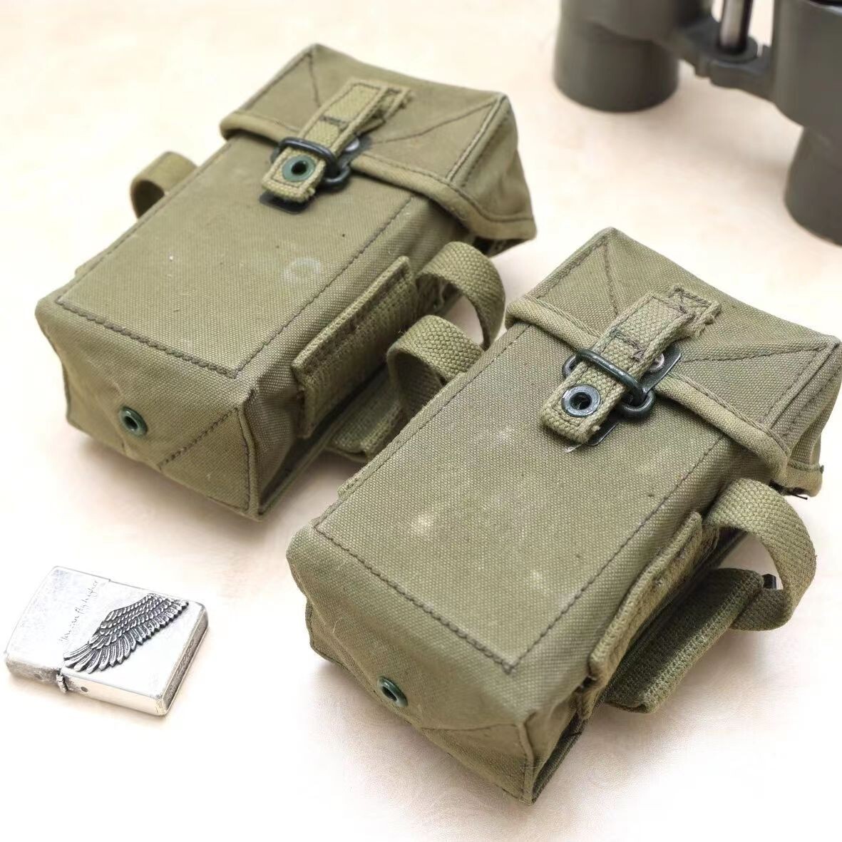 1Pair Surplus Vietnam Era US M1956 Ammo Pouch Magazine Pack Mag | eBay