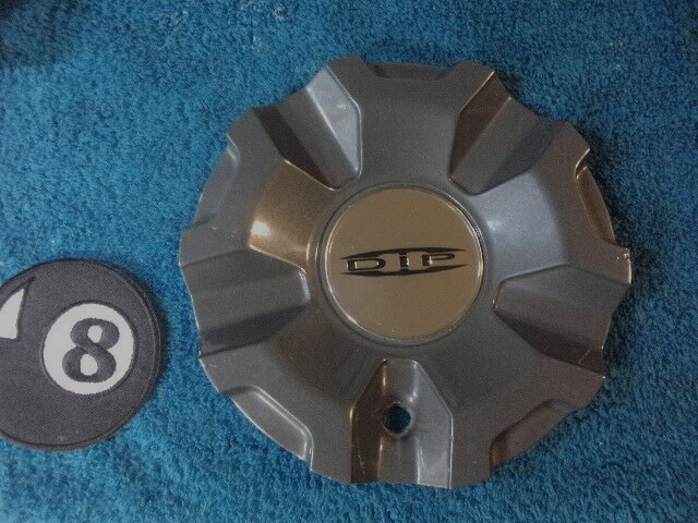 QTY x1 RTX DARK GUNMETAL GREY Custom Wheel Center Cap Hub #9103L174 at 6-3/4