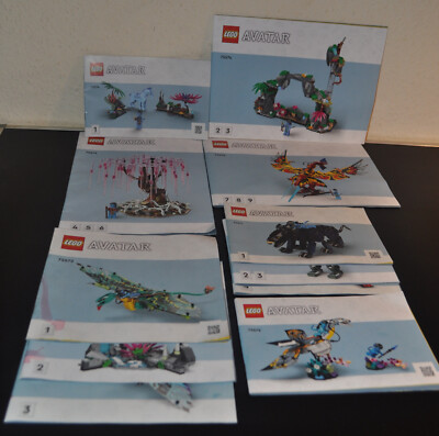 Lego Instructions Bundle Avatar 75574 75572 75571 75575