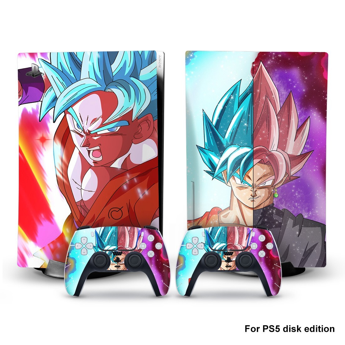 Sticker PS5 Gear 5, Autocollant PlayStation 5 Manga, Console et Manette, Edition Slim Digital, Skin Gear 5 PS5 (1 Manette