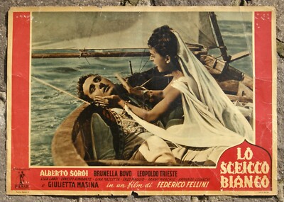 fotobusta film LO SCEICCO BIANCO Alberto Sordi Brunella Bovo Federico Fellini #3