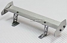 110 Rc Car Metal Wing Spoiler 110 Drift Touring Cars Silver 185mm