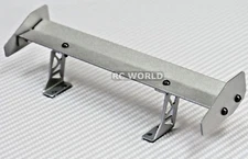 1/10 RC Car METAL WING SPOILER 1/10 DRIFT Touring Cars SILVER 165mm