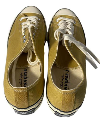 Mens Converse Chuck 70 OX Sneakers Size US12 (30.5cms) UK12 Shoes Yellow Olive - Picture 11 of 13