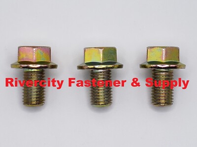 25) M8-1.25x16 Hex Flange Bolts DIN 6921 8mm x 16mm Stainless Steel