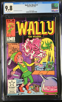 WALLY THE WIZARD # 1 CGC 9.8 WHITE Pages (1985) ''HIGHEST'' GRADE !!!