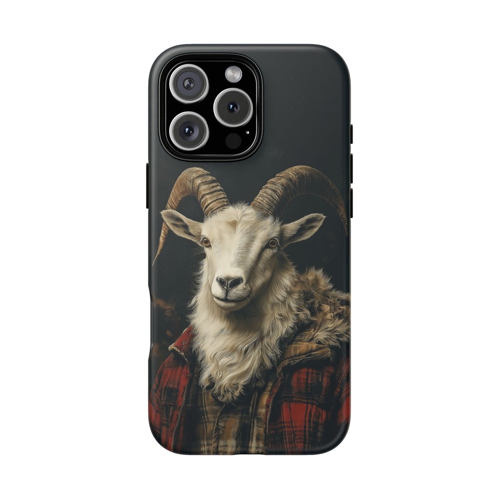 Funny mountain goat iPhone case for 16 15 14 13 Plus Pro Max