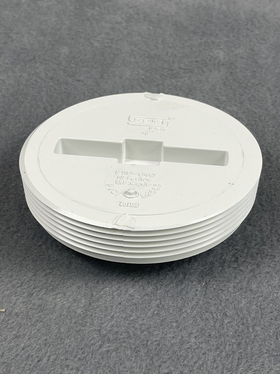 DWV Flush Cleanout Plug Spears PVC DWV Flush Plug Fitting - 2 Inch ...