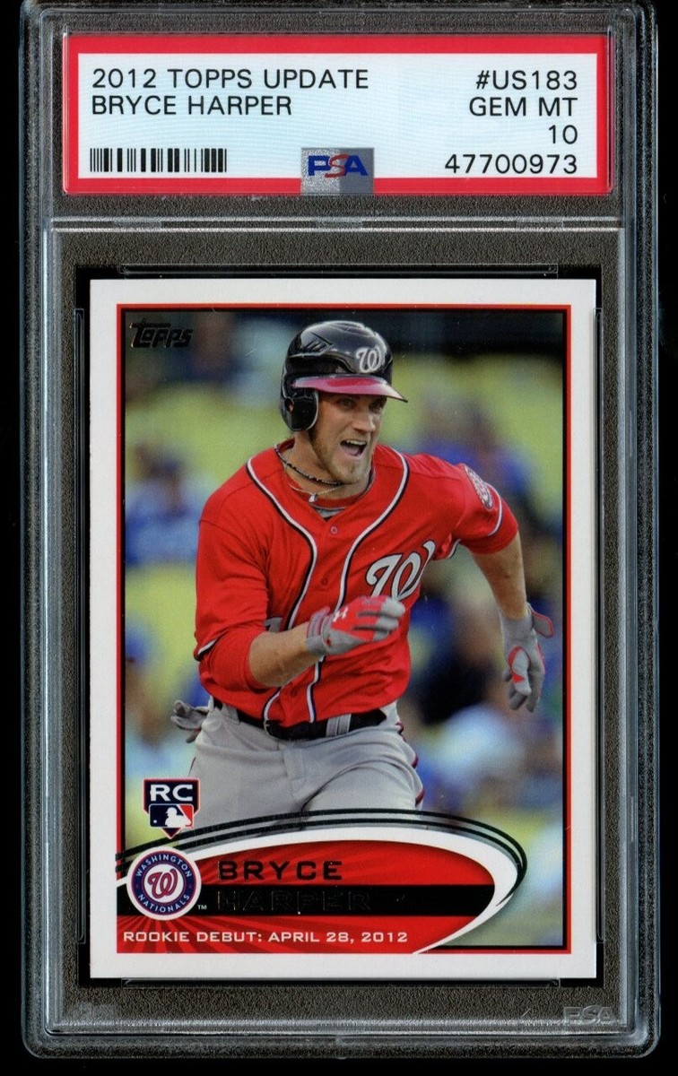 2012 Topps Update Bryce Harper Rookie PSA 10 Gem Mint RC US183 | eBay