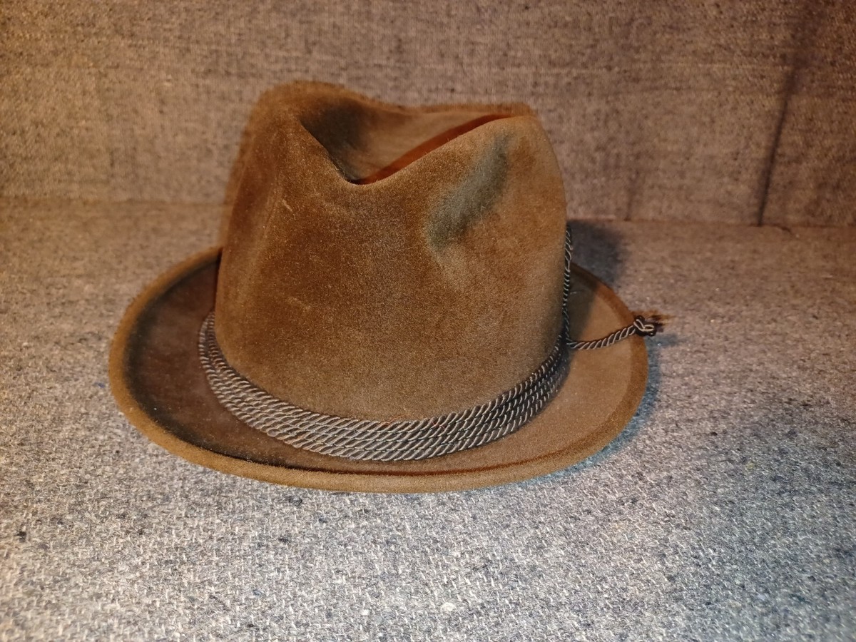 北原哲夫 私物　Vintage Leather Western Hat XSHAMROCK Leather Cowboy Hat for Men Women Lightweight Handcrafted