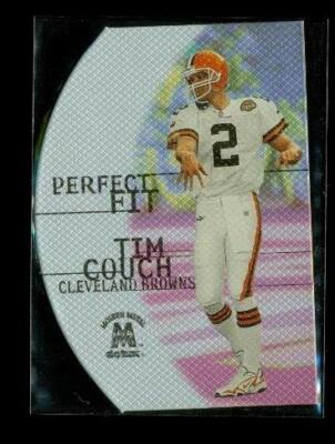 1999 Skybox Molten Metal Perfect Fit Gold Tim Couch 9PF Rookie Cleveland Browns