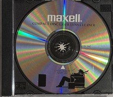 Maxell CD-340 Lens Cleaner Brush System CD DVD CD-ROM Video Games Important Note