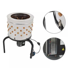 Chicken Plucker Machine Feather Plucker Stainless Steel Drum 280RPM 120V 60Hz