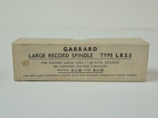 Vintage Garrard Large Record Spindle LRS3 New Old Stock Sealed 45 RPM