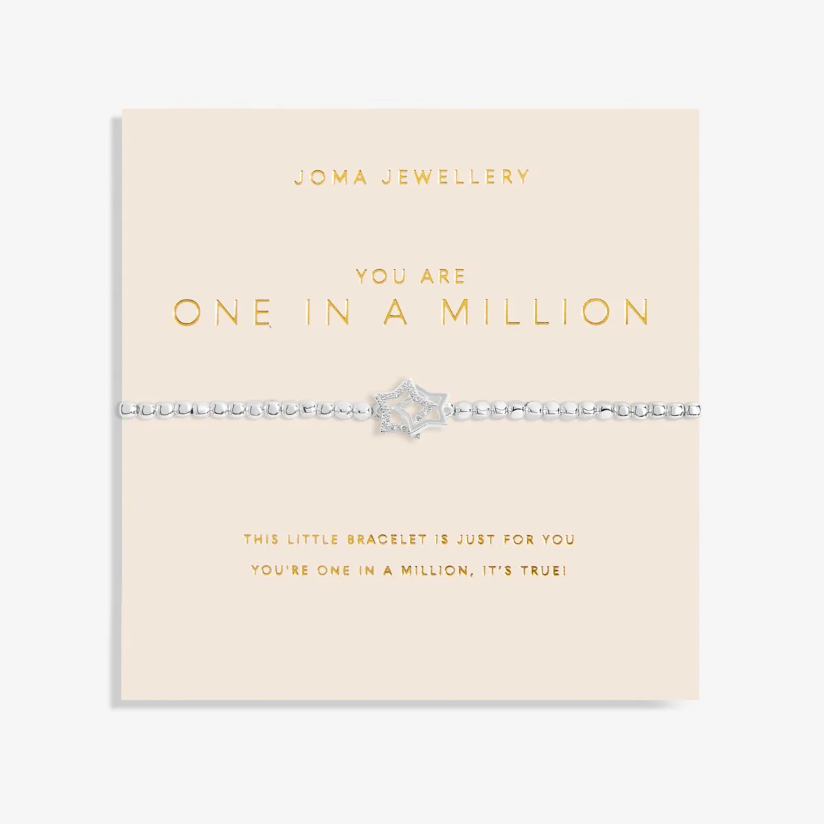Joma Jewellery Forever Yours  'You Are One In A Million'   Bracelet
