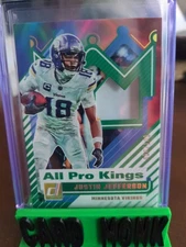 Justin Jefferson 2025 Panini Donruss All Pro Kings Patch 86/100 #APK-JJN Vikings