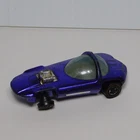 Vtg 1967 Hot Wheels Redline Silhouette USA Purple w/ White interior Diecast Car