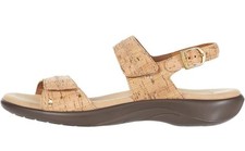 SAS Nudu Golden Sling back Sandals Comfort Womens Size 8.5 New In Box Usa Made