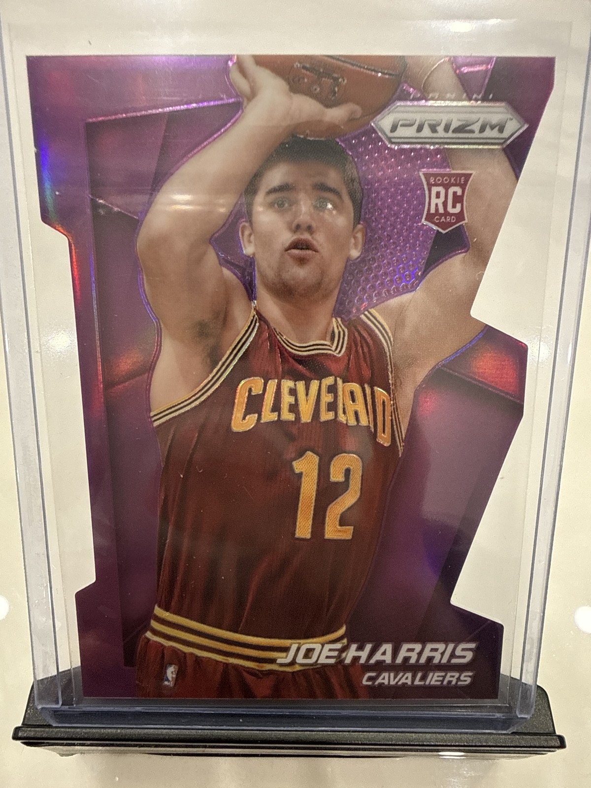 2014-15 Panini Prizm #276 Joe Harris Prizms Purple Die Cut #/139